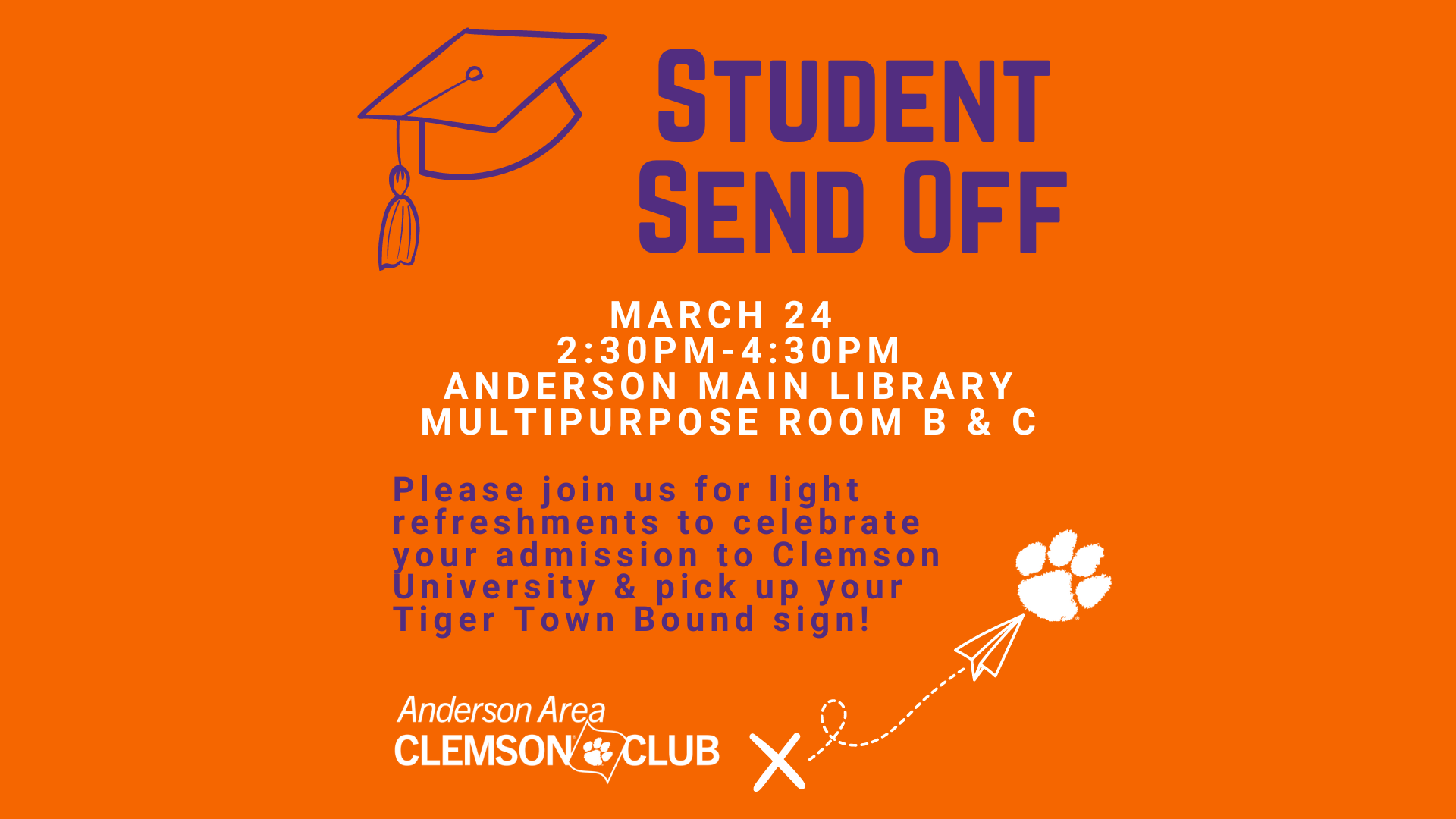 Anderson County Student Send Off & Sign Pickup
