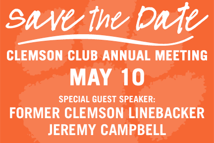 Save the Date for May 10 Annual Meeting