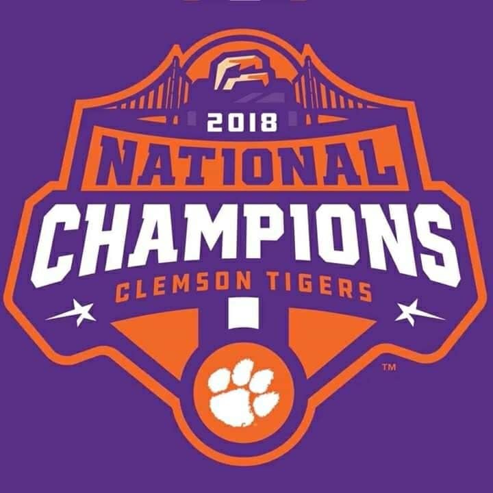 WE are the CHAMPIONS! CONGRATULATIONS CLEMSON FOOTBALL!