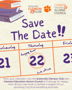 Graphic that says save the date with October 22nd circles 