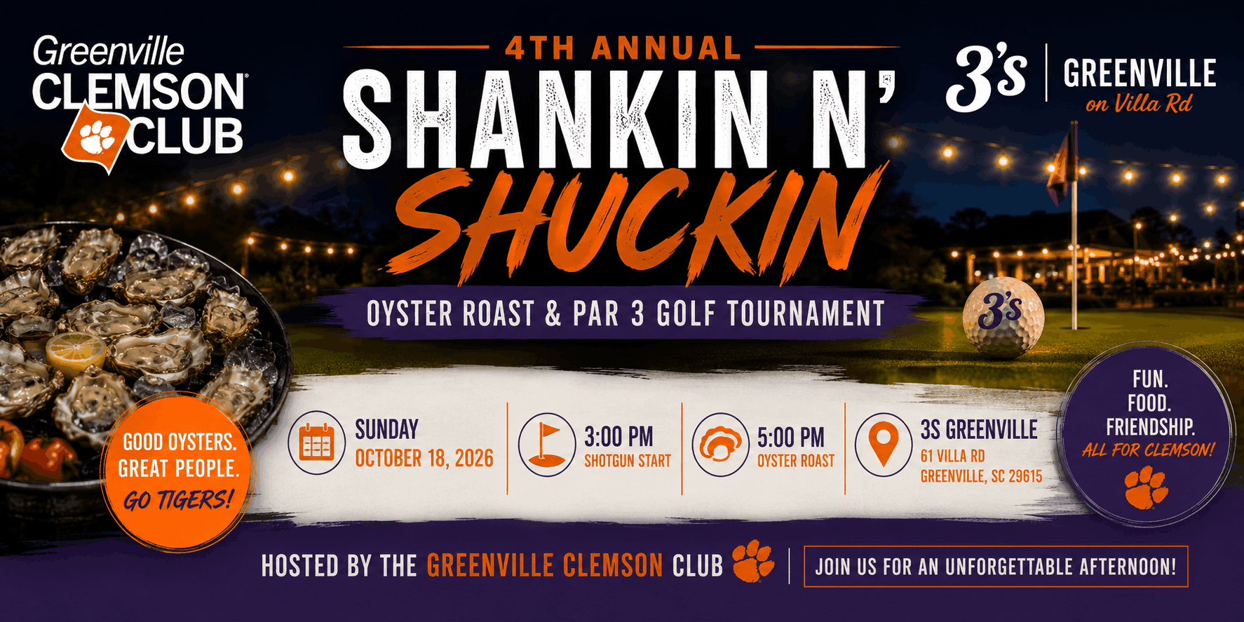 4th Annual Shankin N’ Shuckin